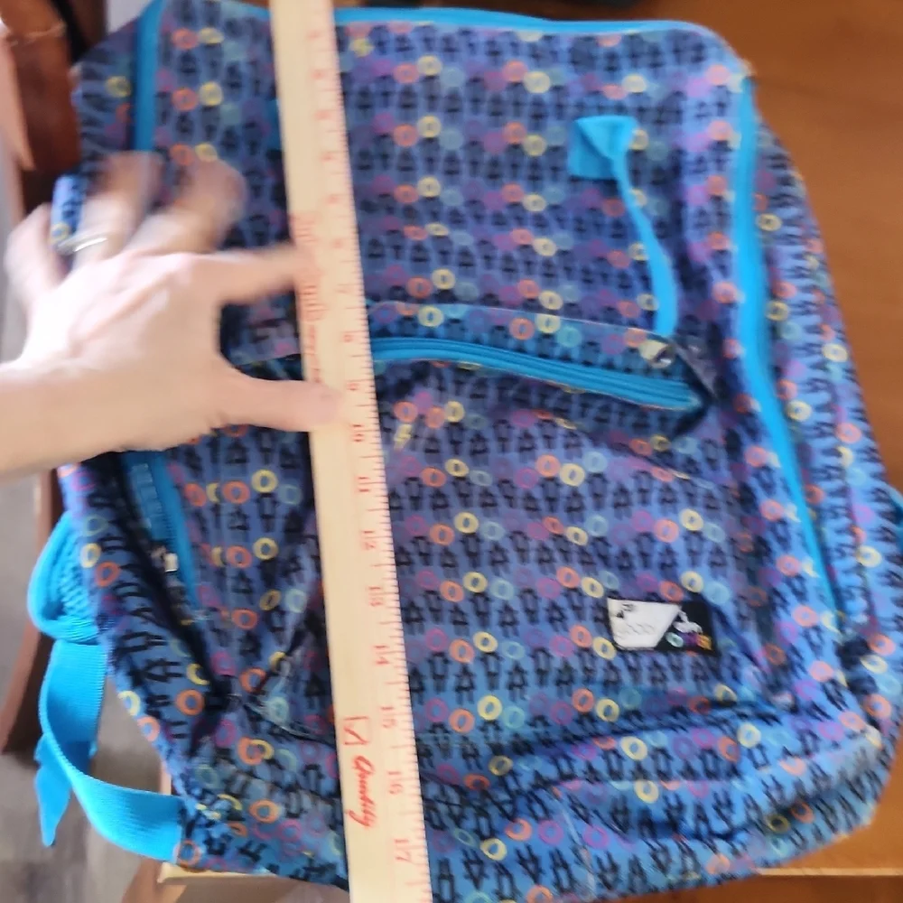 Yoobi Multicolor Patterned Backpack - Picture 3 of 10